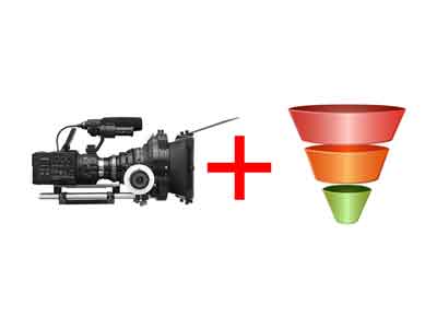Camera plus funnel graphic