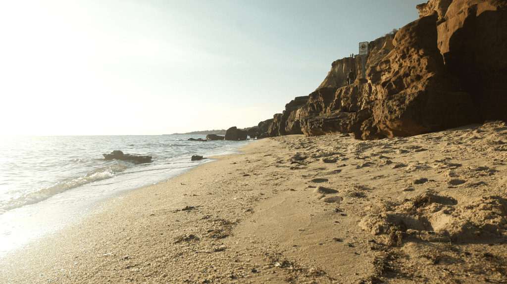 Shot of the beach