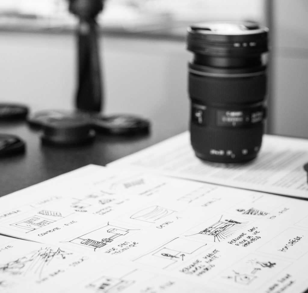 Storyboard and camera