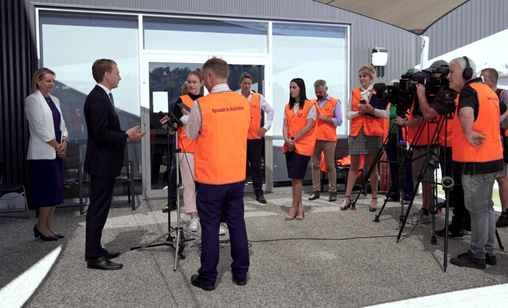 News event annoucement for media