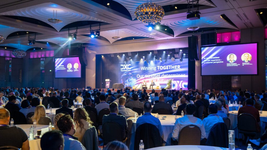 large corporate event