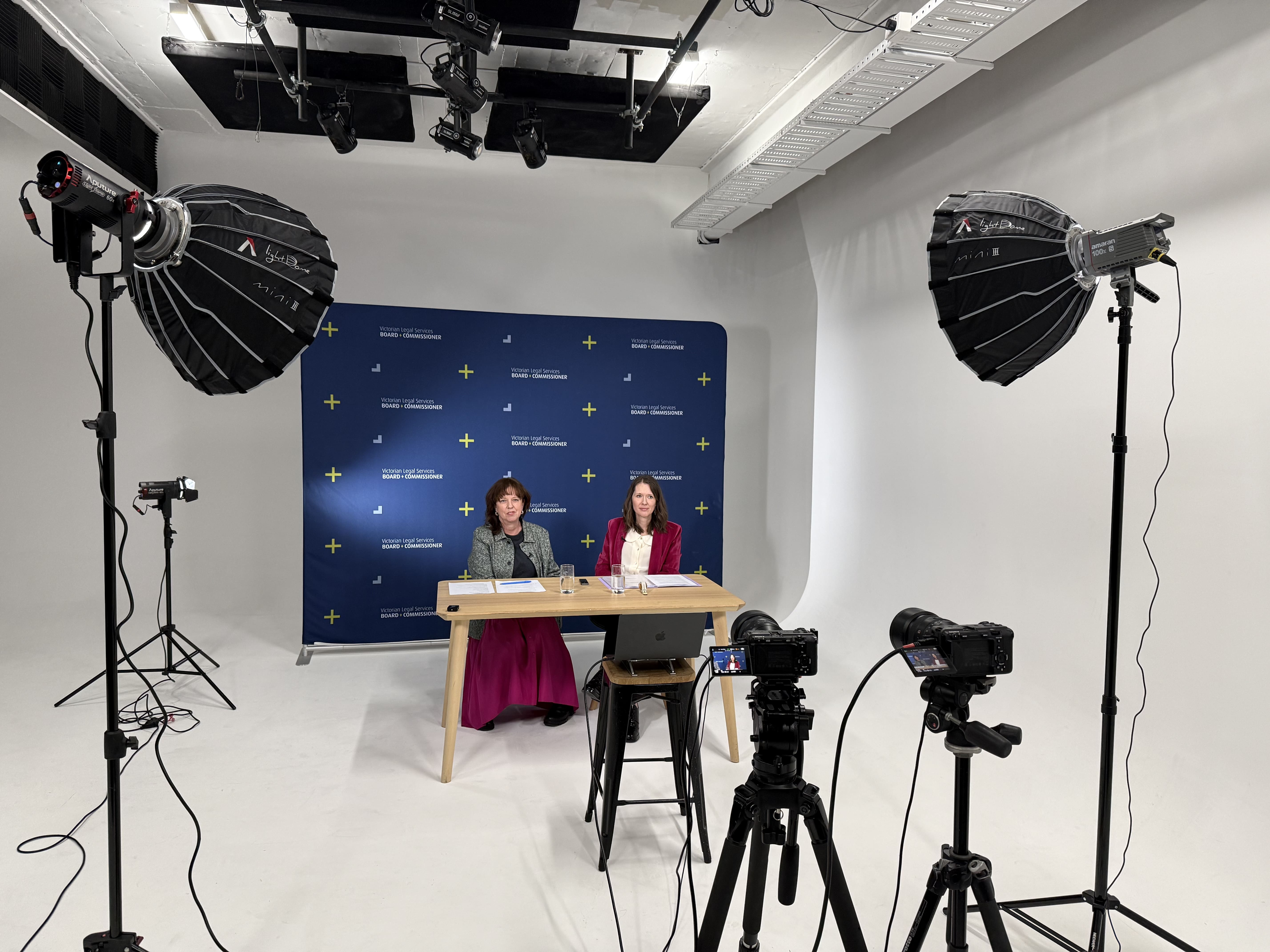 Dream Engine multi-camera webinar production in a Melbourne studio