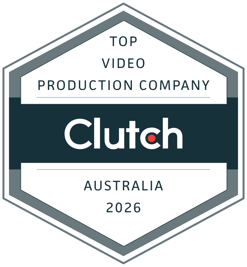 Clutch Top Video Production Company Australia 2026 badge awarded to Dream Engine