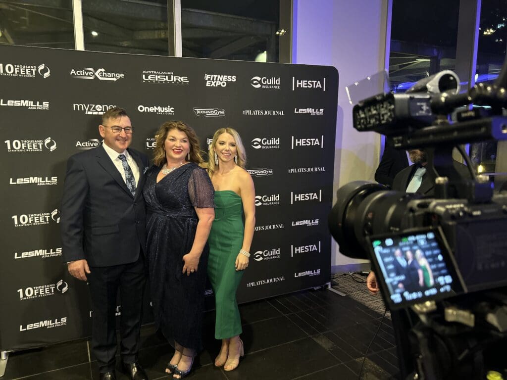 Media-wall filming at the AUSactive National Awards