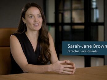 Sarah-Jane Brown, Director, Investments at Mosaic Private, speaking in the end-of-year video