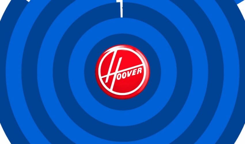 Hoover product training video graphic produced for The Good Guys