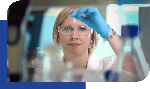 Female scientist in laboratory